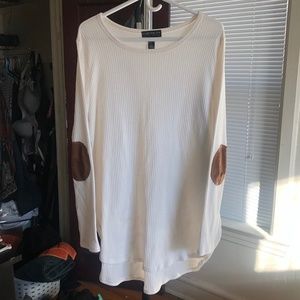 Forever 21 Long Sleeve Elbow Patch Top